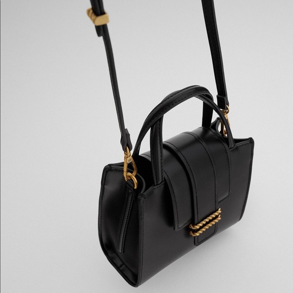 ZARA FLAP CITY BAG - Picture 8 of 12